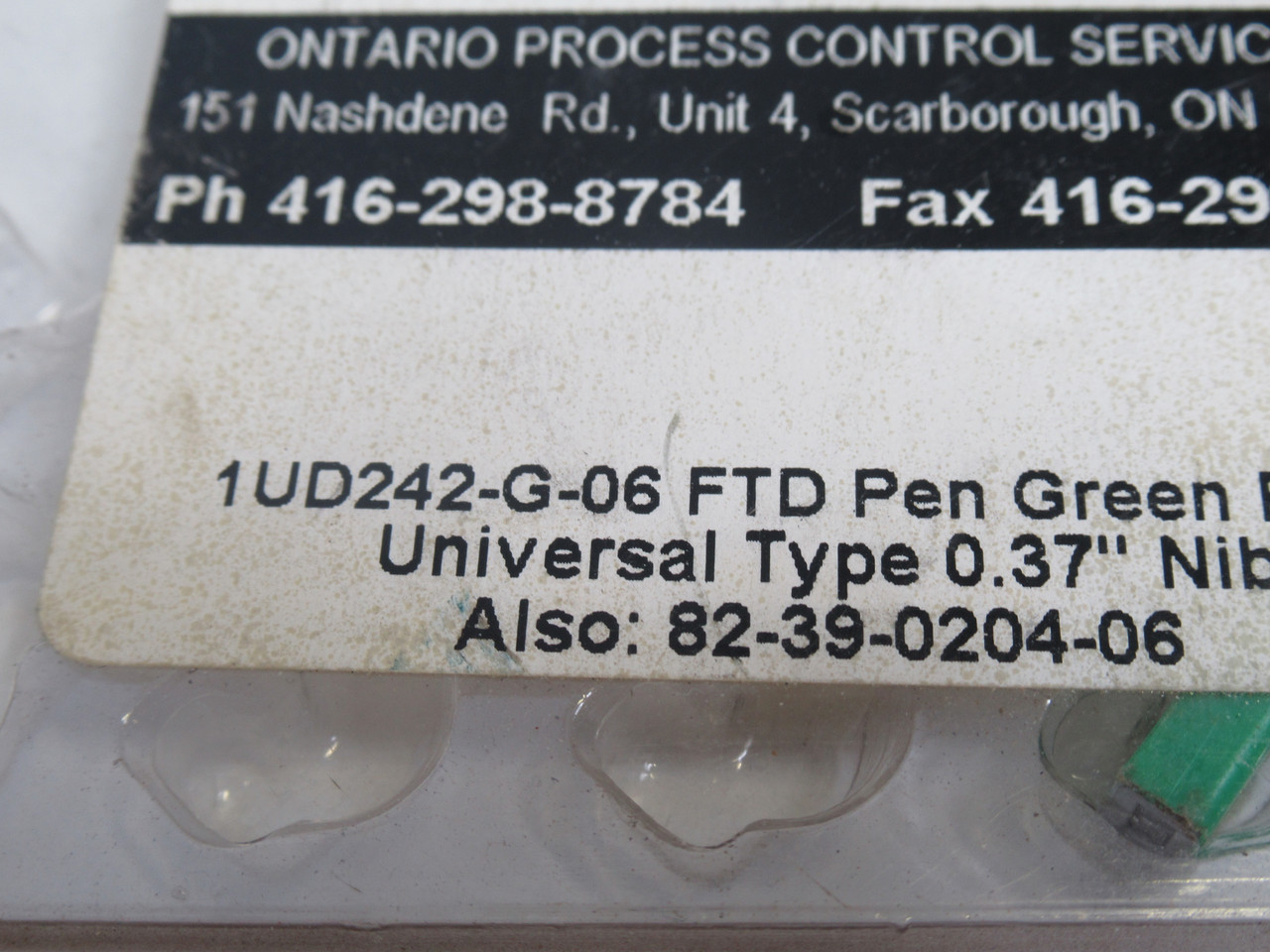 OPCS 1UD242-G-06 Chart Recorder Pen Green 2-Pack 82-39-0204-06 ! NEW !