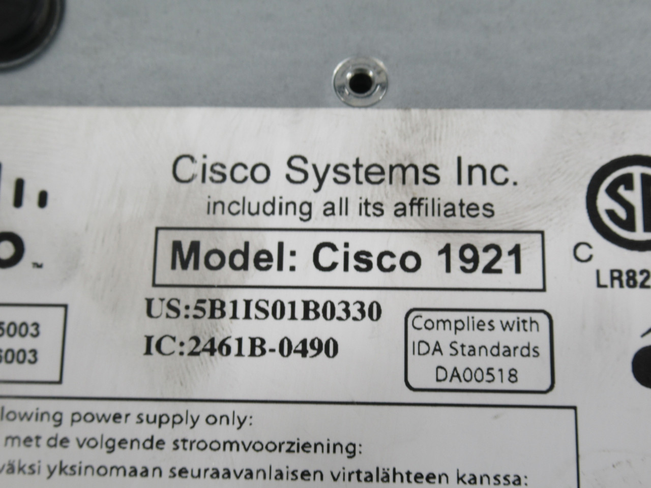 Cisco 341-0402-01 Series 1921 Integrated Services Desktop Router USED