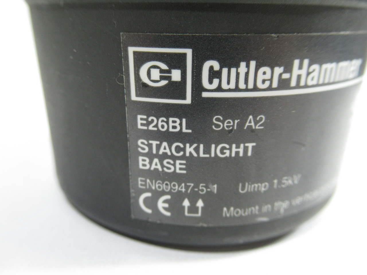 Cutler-Hammer E26BL Ser A2 Light Stack Base 250V *Cosmetic Damage* USED