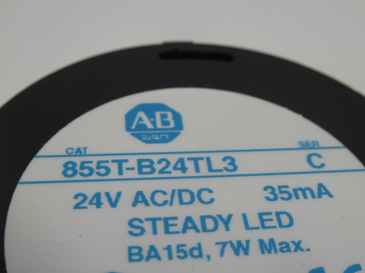 Allen-Bradley 855T-B24TL3 Ser C Stack Light Module Green 24V w/ Lamp USED