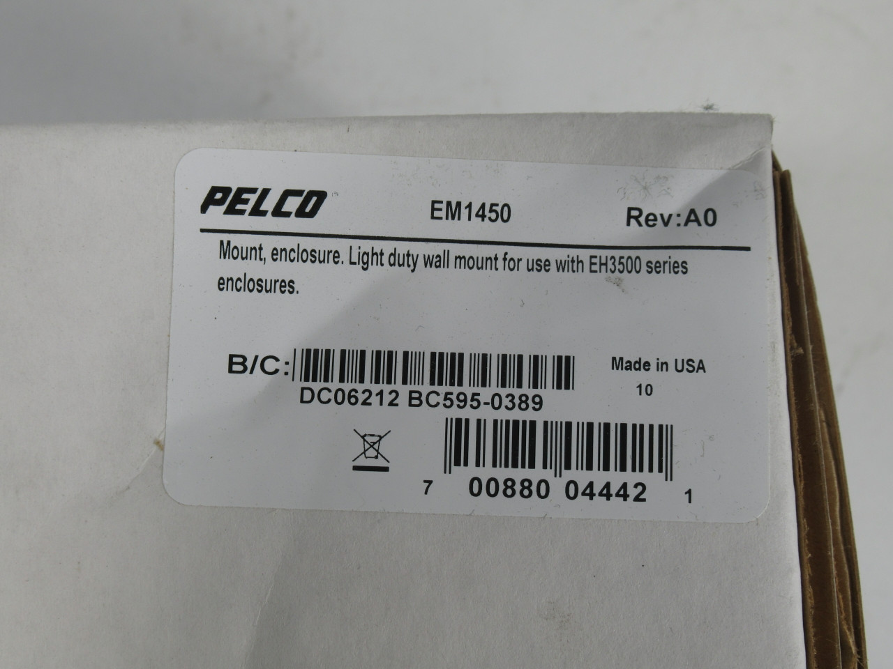Pelco G3508-2SEV50AK Security Camera Assembly with Outdoor Enclosure NEW