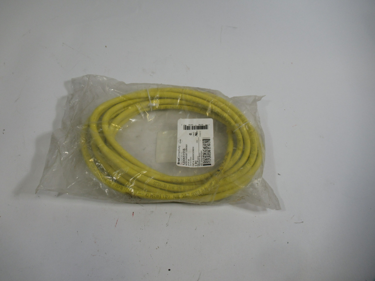 Brad Connectivity 1200651516 Micro-Change Cordset 4P FP 5M 18AWG NWB