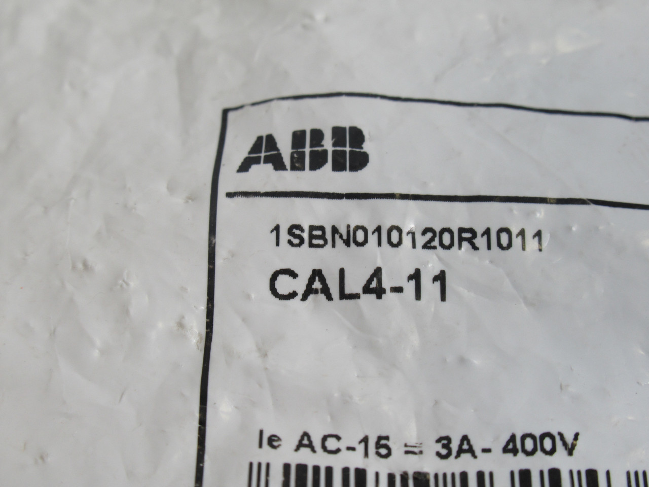 ABB CAL4-11 Auxiliary Contact Block 1NO/1NC 400V 3A NWB