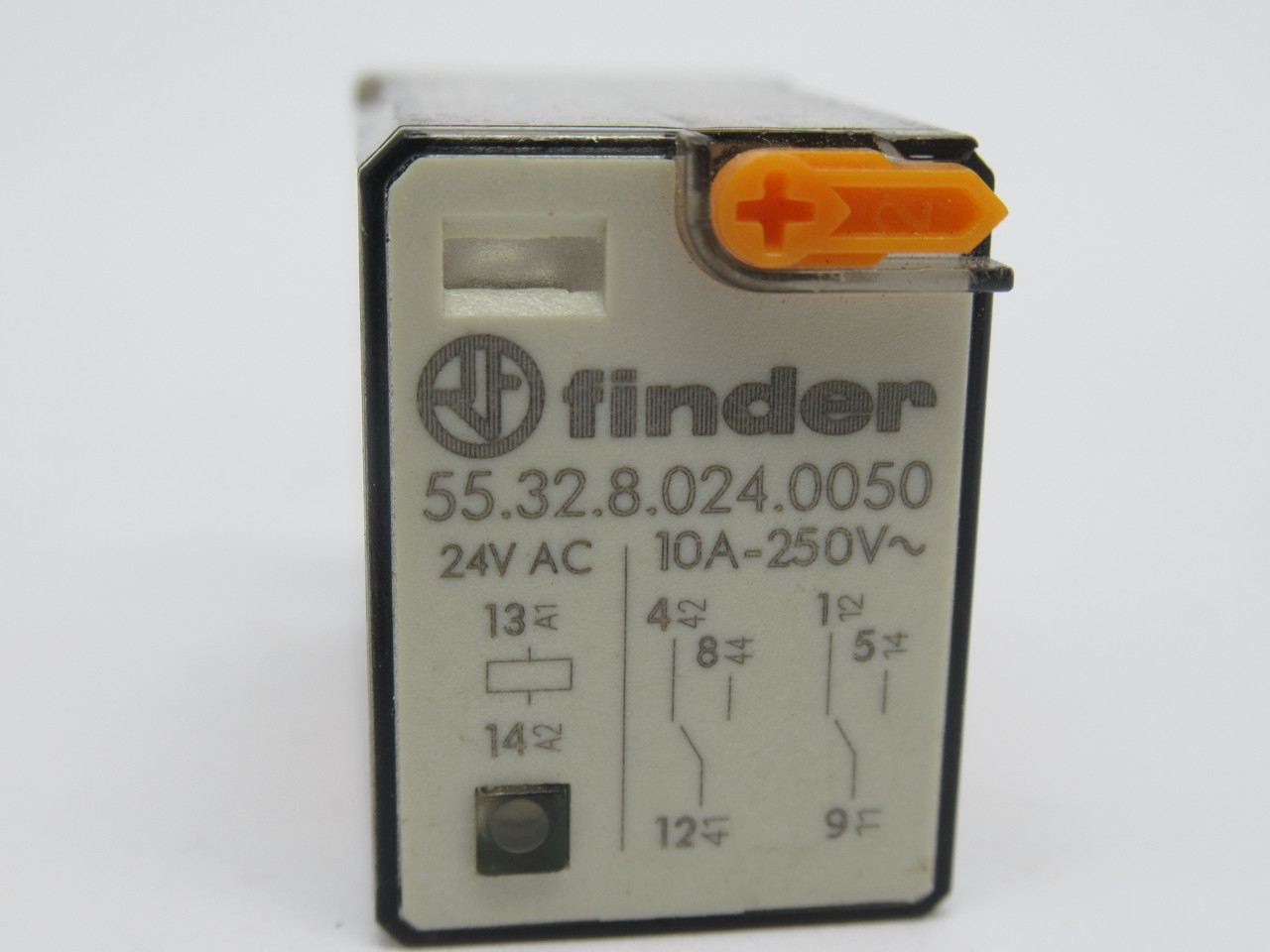 Finder 55.32.8.024.0050 Plug-In Relay 24V 10A 8-Blade USED
