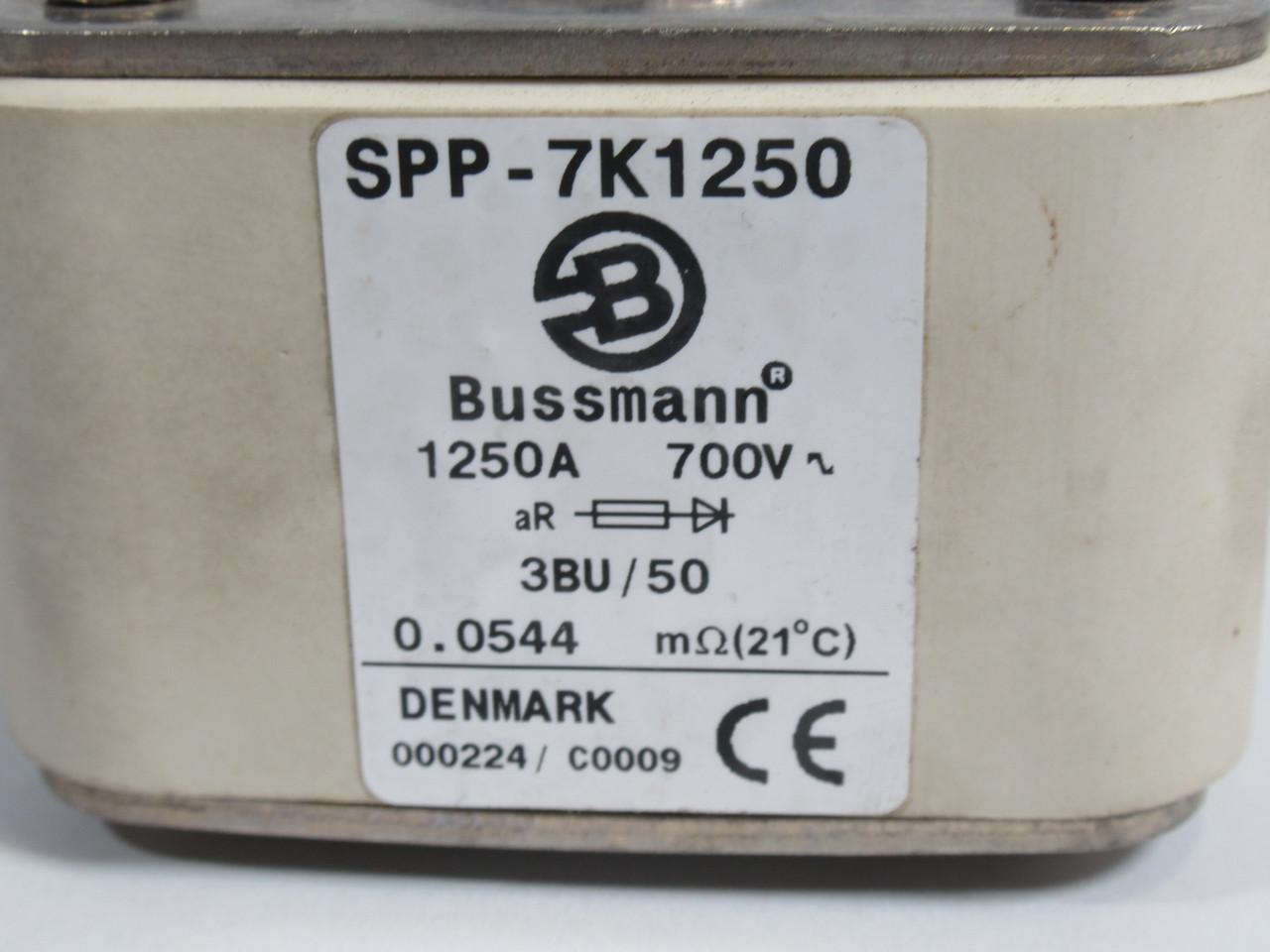 Bussmann SPP-7K1250 Fuse 1250A 700V 3GU/50 AR USED