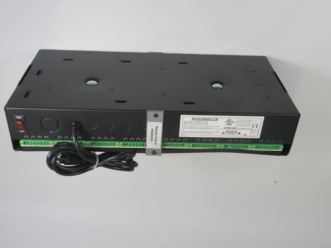 Altronix R2432600ULCB CCTV Power Supply 32 PTC Class 2 Outputs 24/28VAC ! NEW !