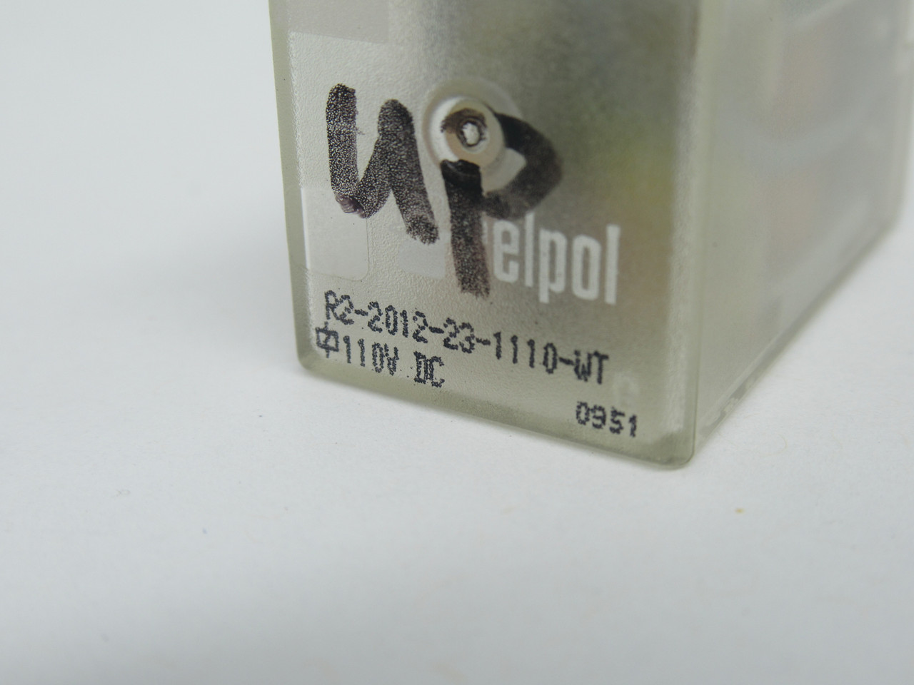 Relpol R2-2012-23-1110-WT Plug-In Relay 110VDC 12A 8-Blade USED