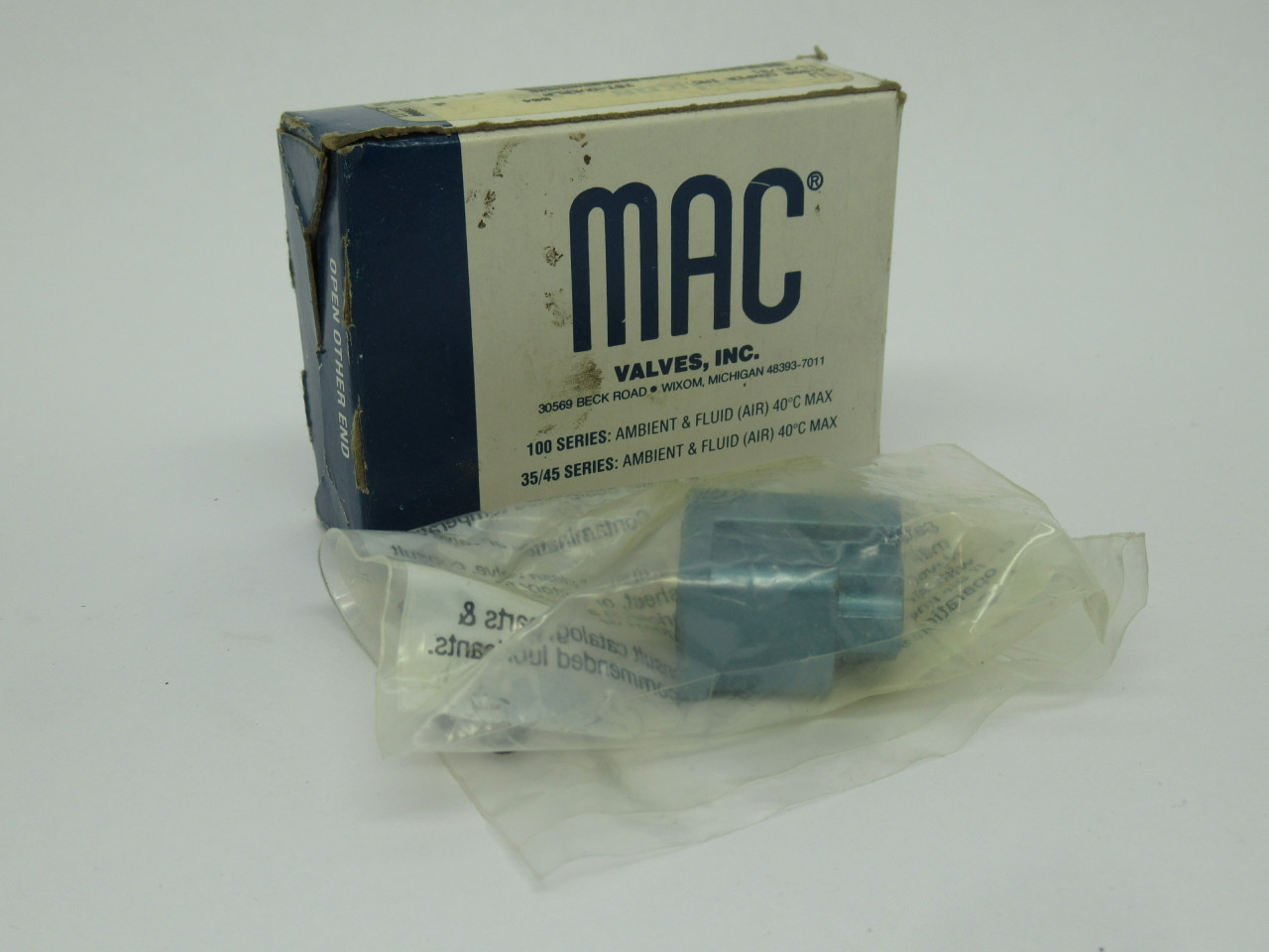 MAC TU Pilot Body for Solenoid Valve ! NEW !
