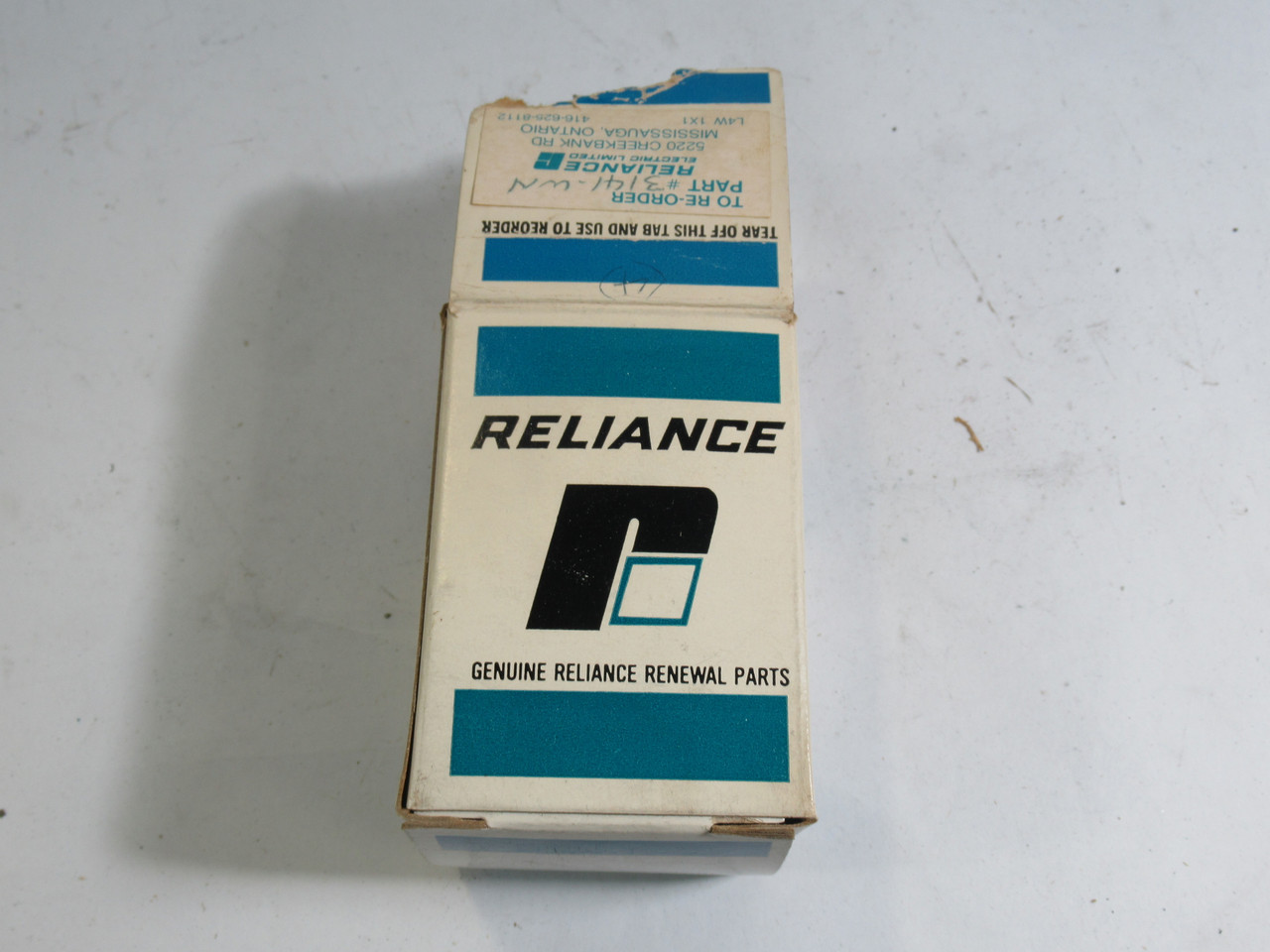 Reliance 3141-WN Carbon Motor Brush Lot of 3 Damaged Box NEW