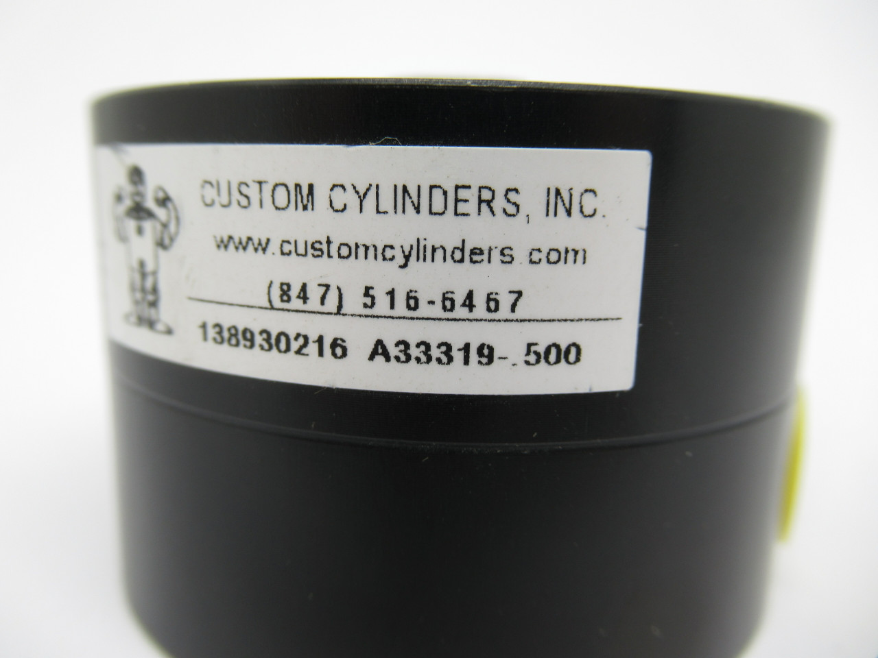 Custom Cylinders A33319-.500 Air Cylinder 1.625" Bore 0.5" Stroke ! NWB !