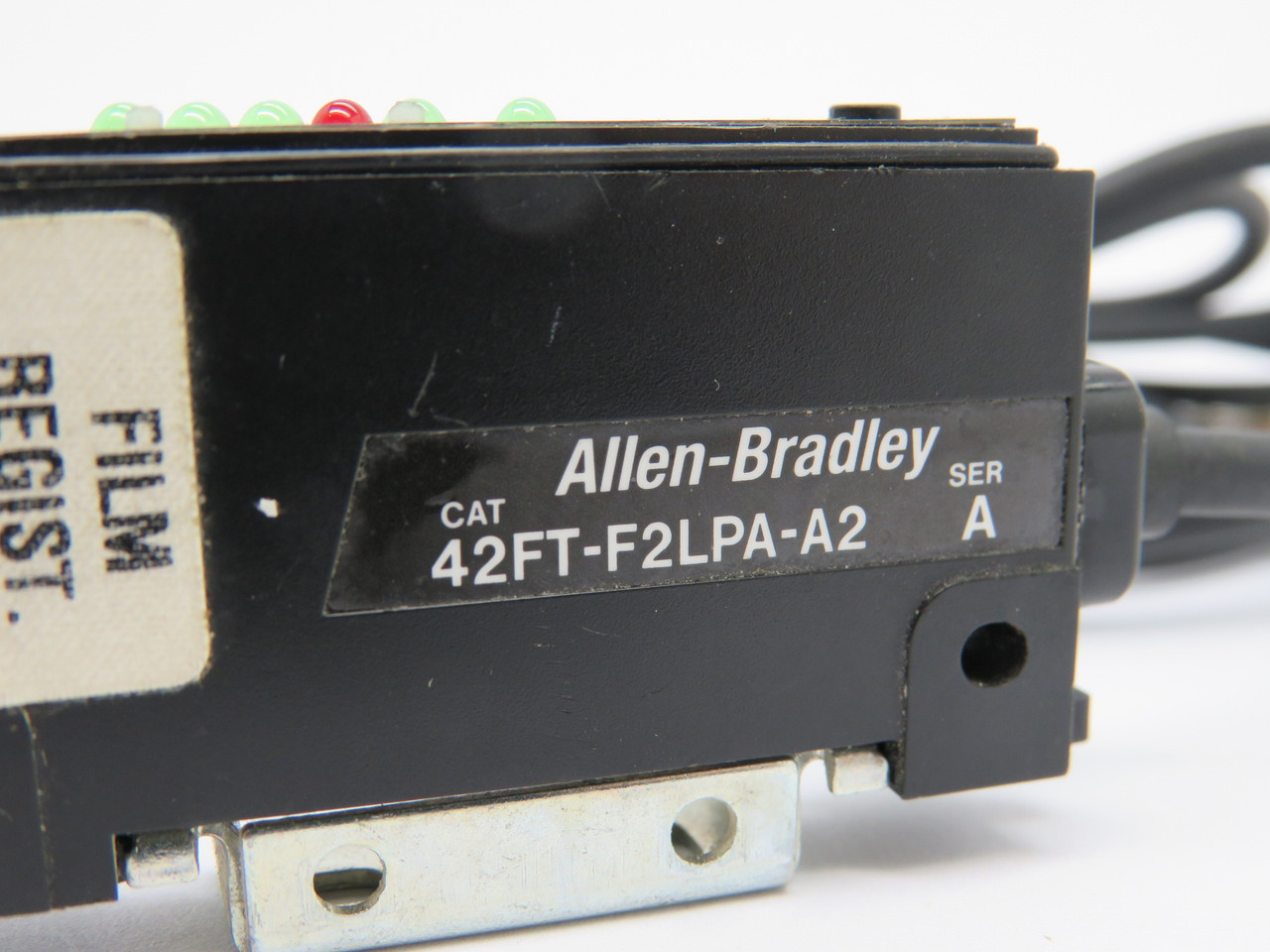 Allen-Bradley 42FT-F2LPA-A2 Series A Fiber Optic Sensor 24VDC 30mA USED