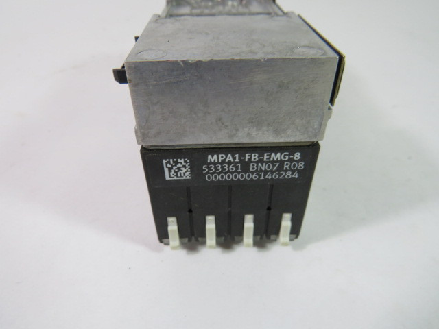 Festo MPA1-FB-EMG-8 w/ 533342 Manifold Terminal 24VDC USED