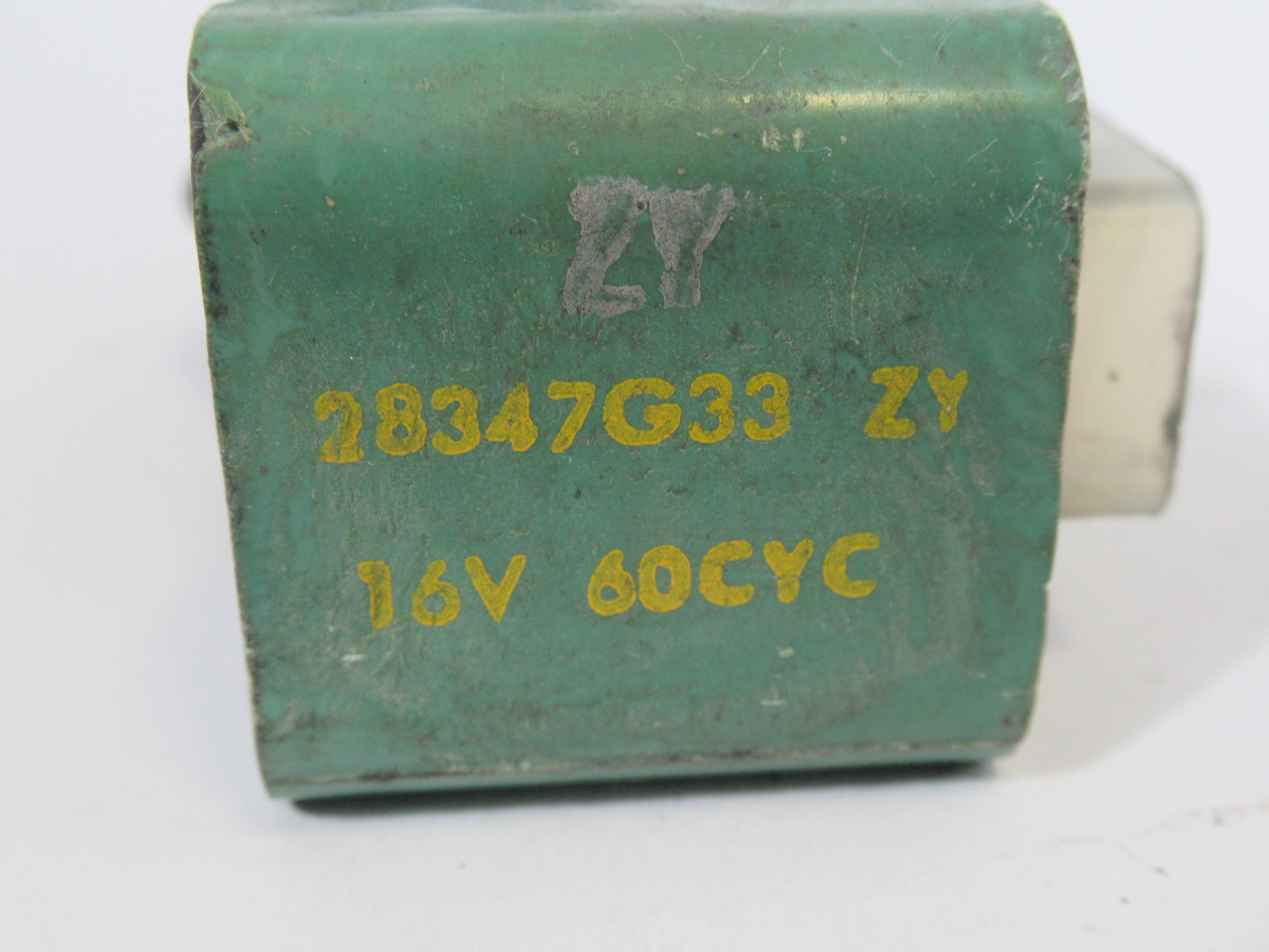 Asco 28347G33 Solenoid Coil 16V@60CYC *Cosmetic Damage* USED