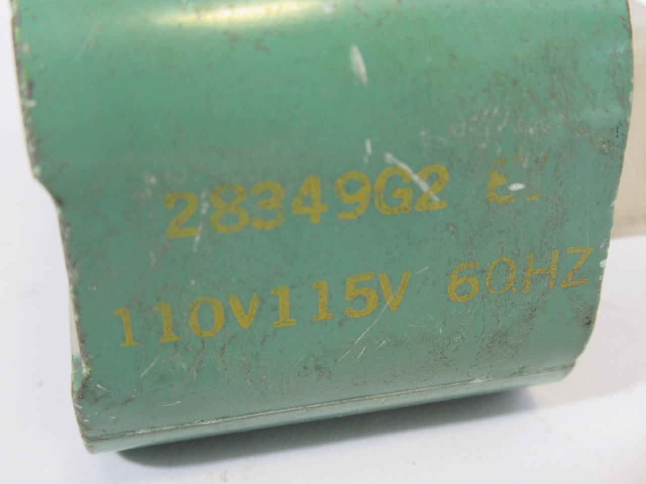 Asco 28349G2 Solenoid Coil 110V/115V@60Hz *Cosmetic Damage* USED