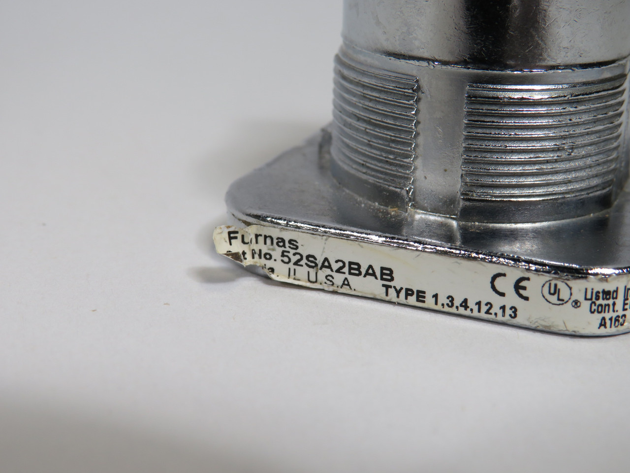 Furnas 52SA2BAB Selector Switch Head 3-Position Maintained USED