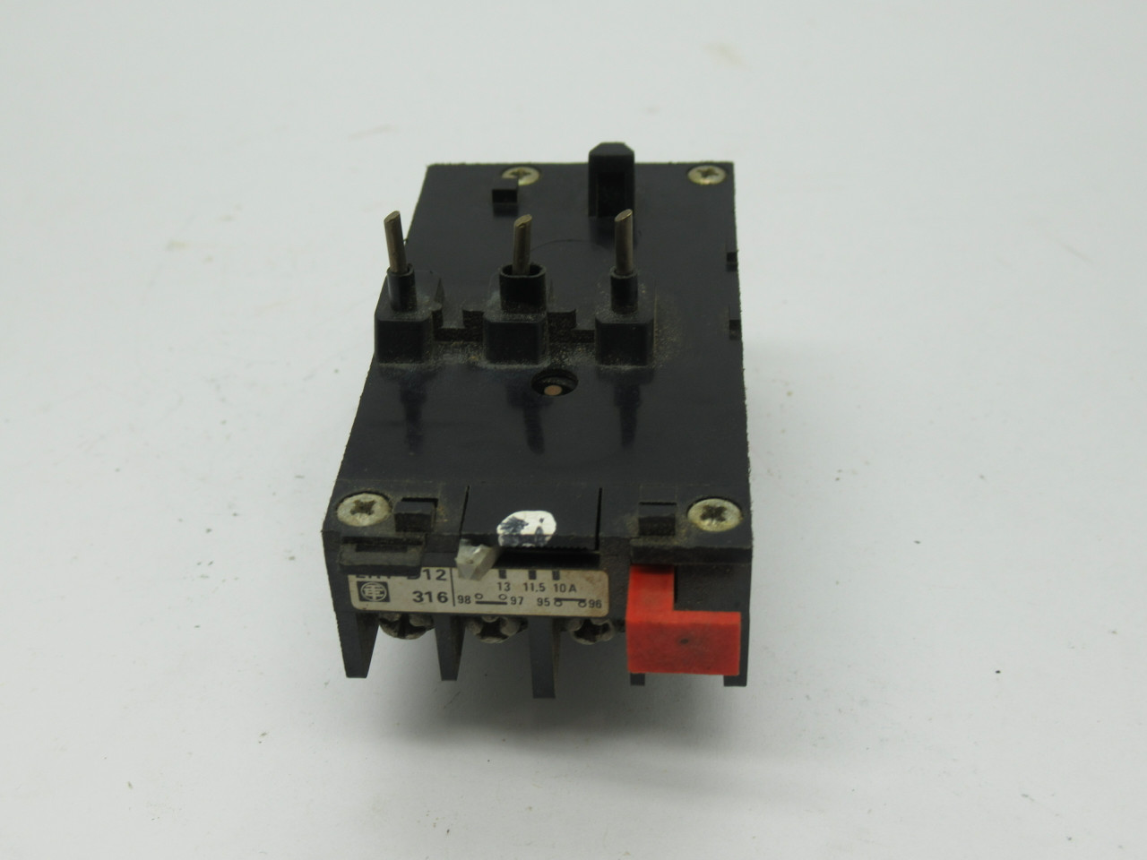 Telemecanique LR1-D12-316 Overload Relay 10-13A 600VAC Max USED