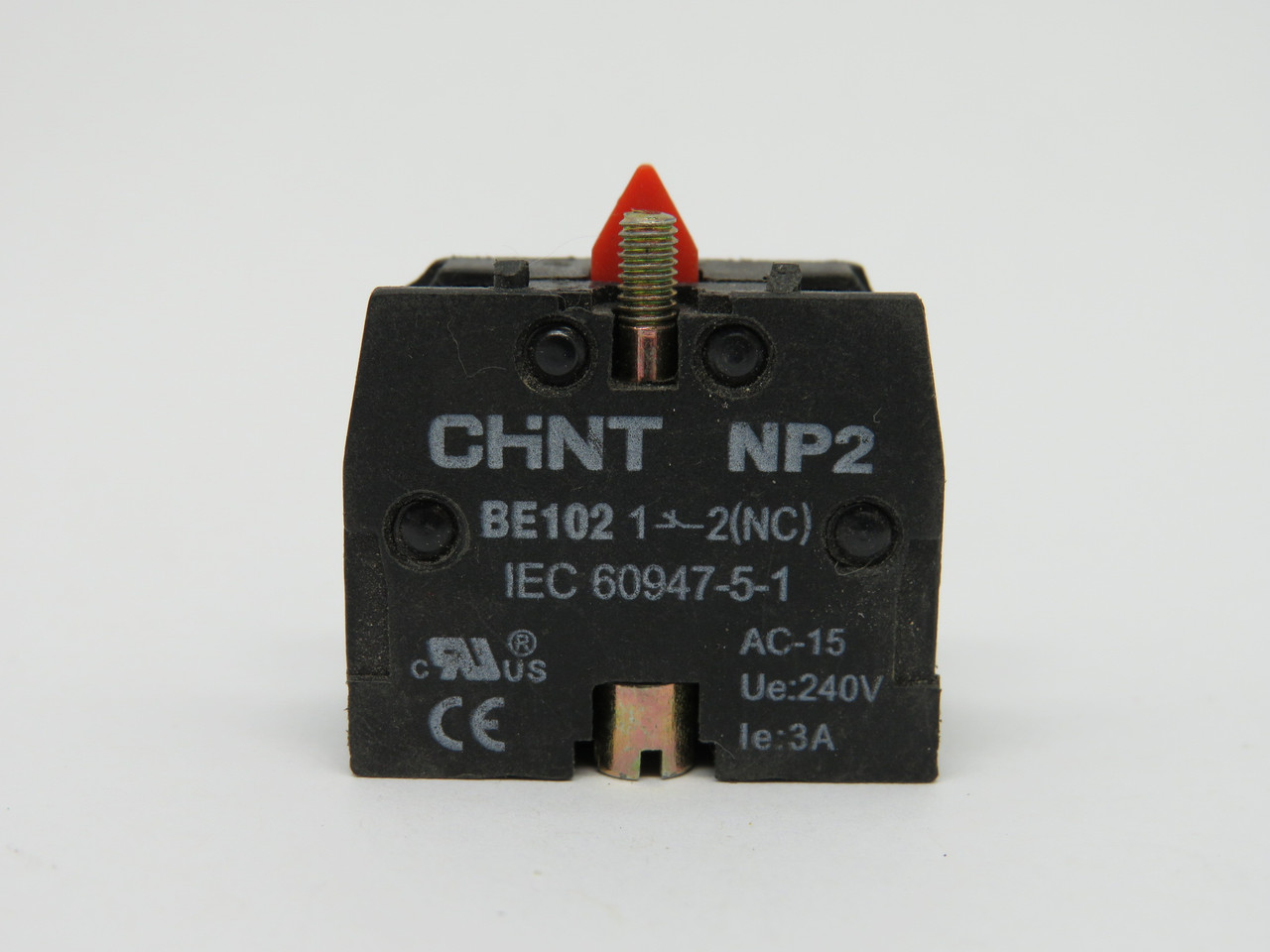 Chint NP2-BE102 Contact Block 1NC 240V USED