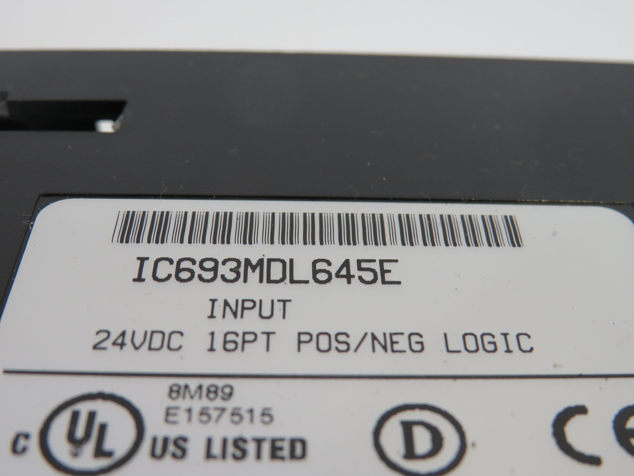 GE Fanuc IC693MDL645E Input Module 24VDC 16Pt SHELF WEAR USED