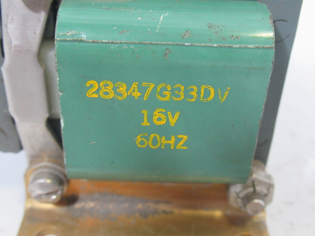 General Electric CR9500A101B33A Solenoid Coil 1"Stroke 16V@60Hz USED