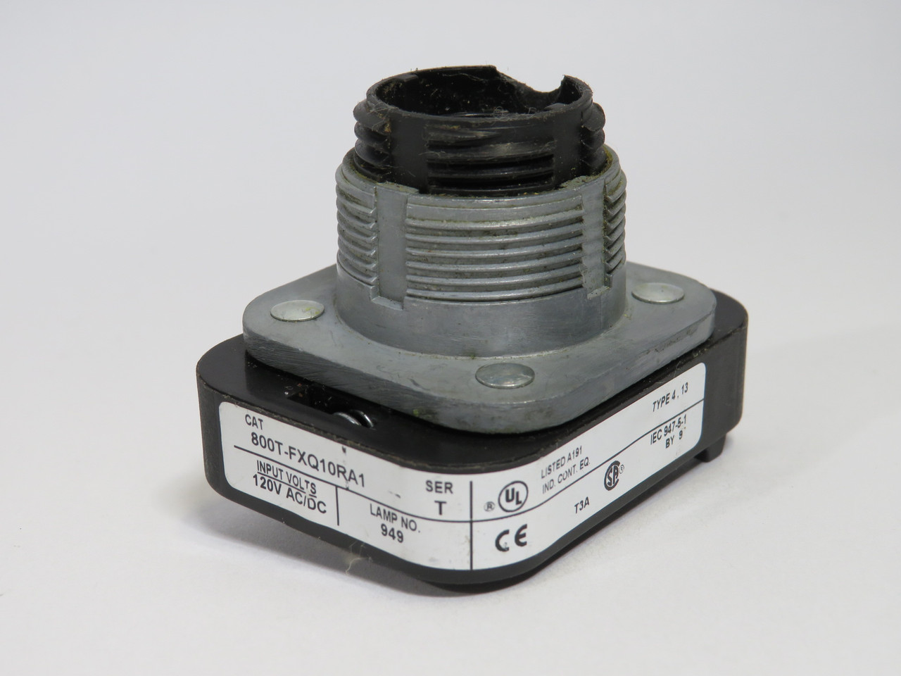 Allen-Bradley 800T-FXQ10RA1 Ser T Illum Push Button Actuator Only *Dmg* USED