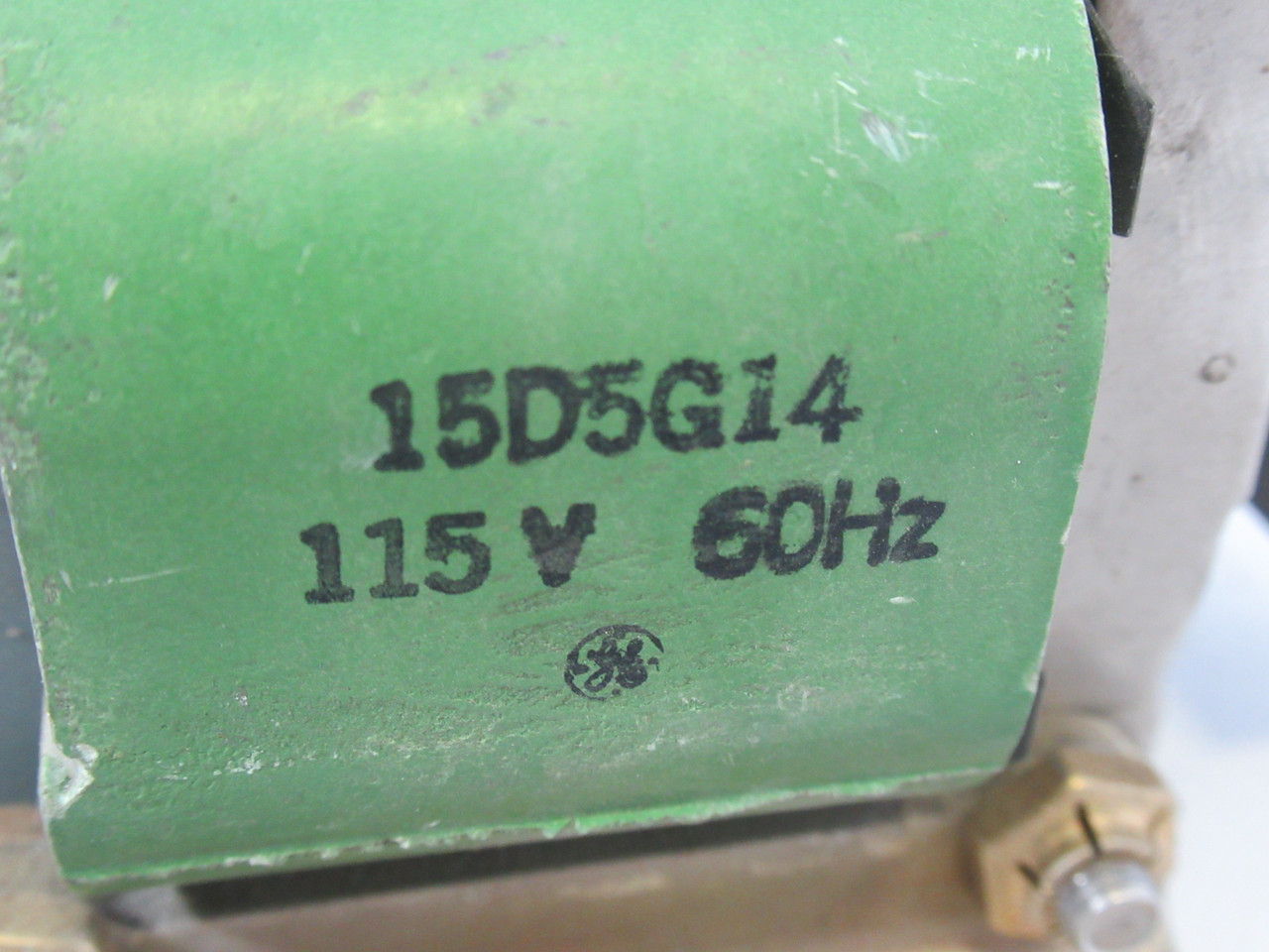 General Electric CR9500B104B2A Old Style Solenoid Coil 1"Stroke 115V60Hz USED