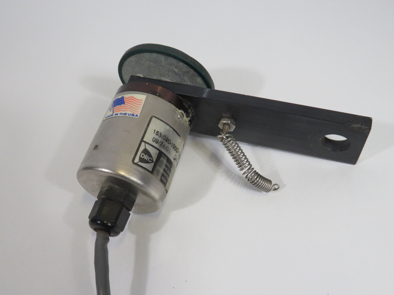 DRC 153/020-1000-180SCJ Rotary Encoder 15-Foot Cable *Missing Hardware* USED