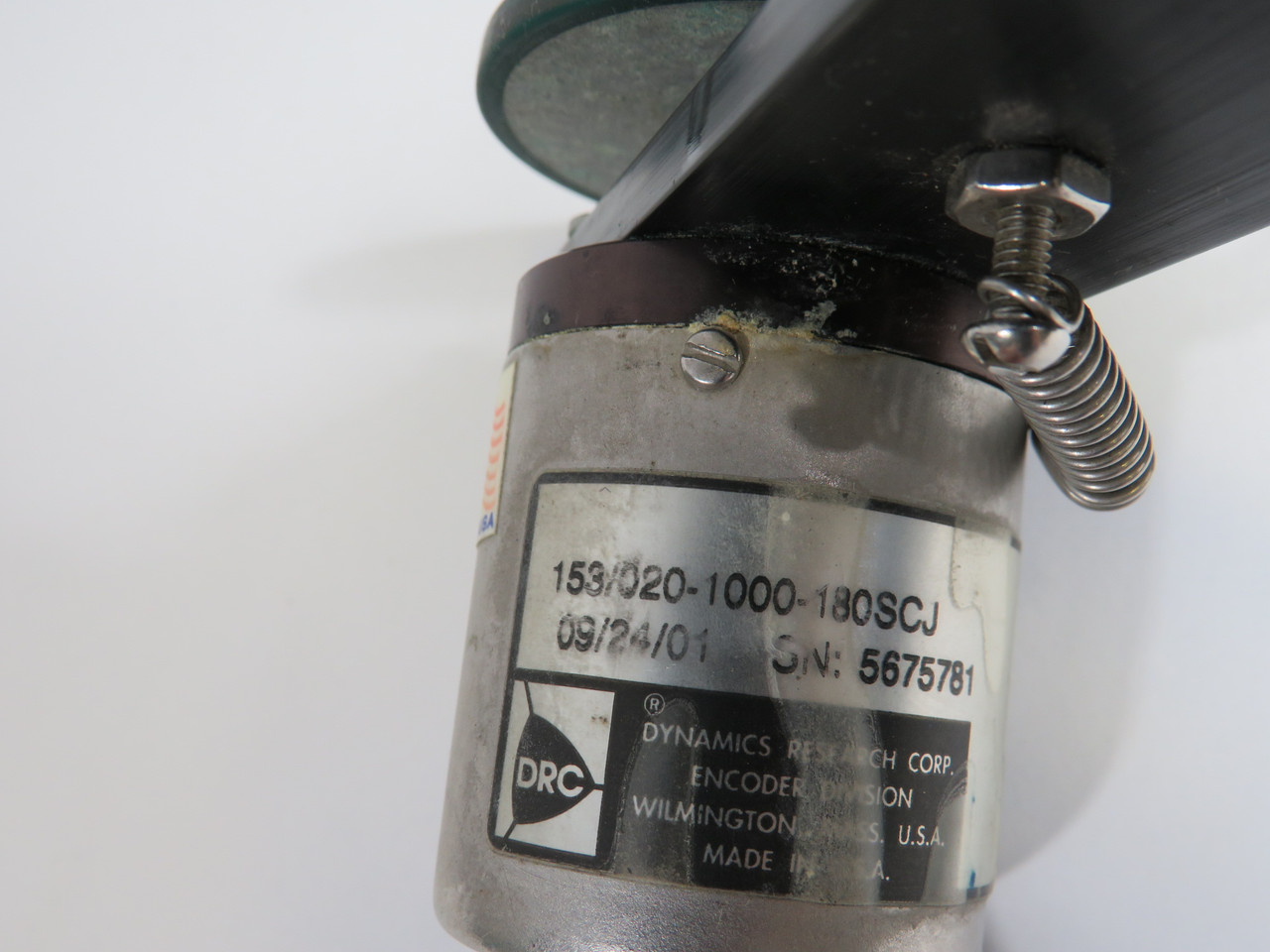 DRC 153/020-1000-180SCJ Rotary Encoder 15-Foot Cable *Missing Hardware* USED