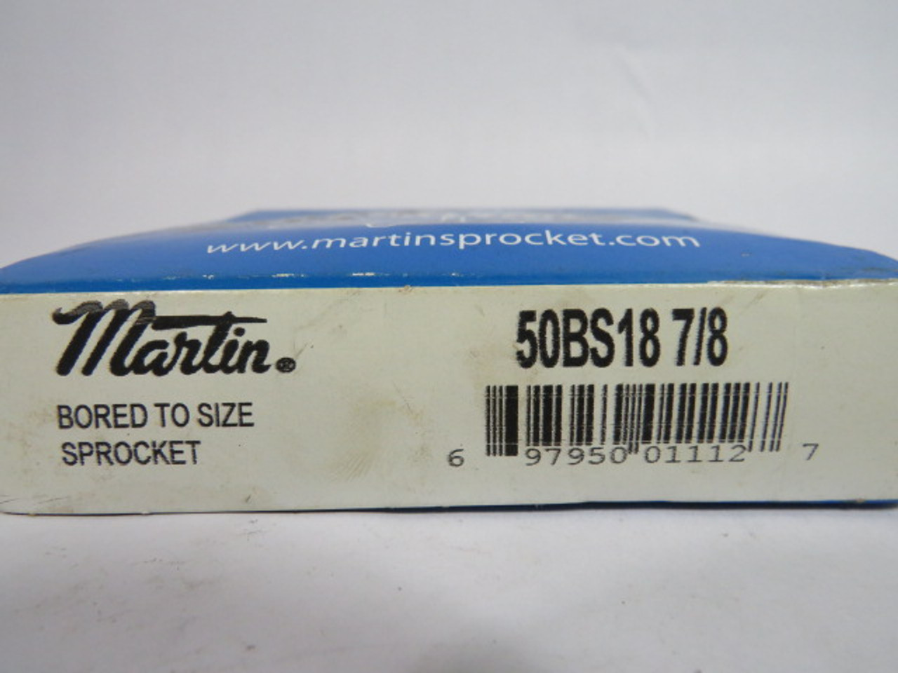 Martin 50BS18-7/8 Sprocket 7/8" Bore 18 Teeth 50 Chain 5/8" Pitch ! NEW !