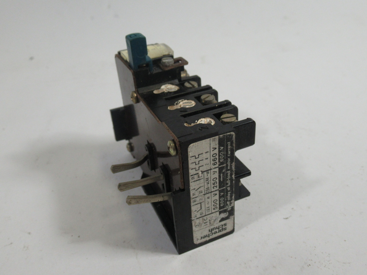 Sprecher + Schuh CT1-16 Overload Relay 10-16A 600V USED