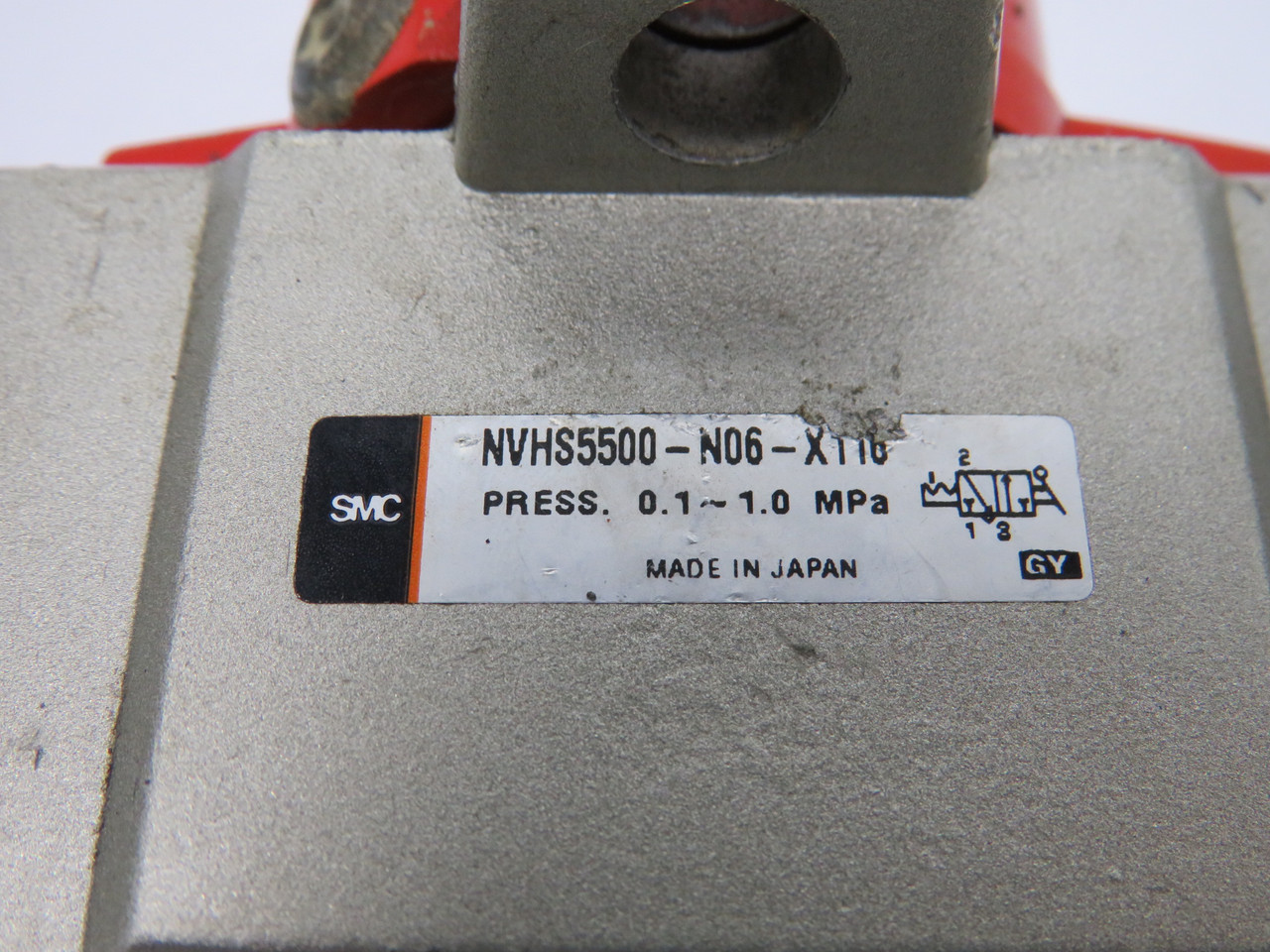 SMC NVHS5500-N06-X116 Hand Lock Out Valve 3/4" NPT 0.1-1.0MPa USED