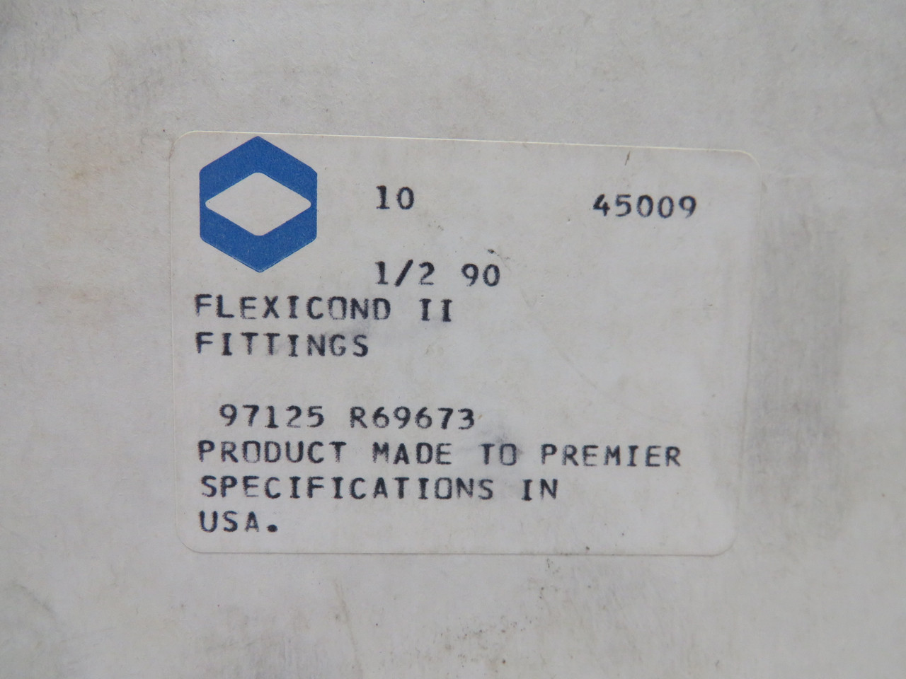 Flexicond II 45009 Conduit 90-deg 1/2" Lot of 3 NEW