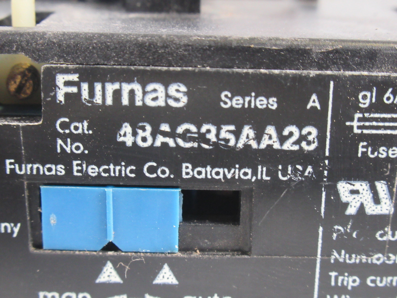 Furnas 48AG35AA23 Series A Overload Relay 0.45-0.75A USED