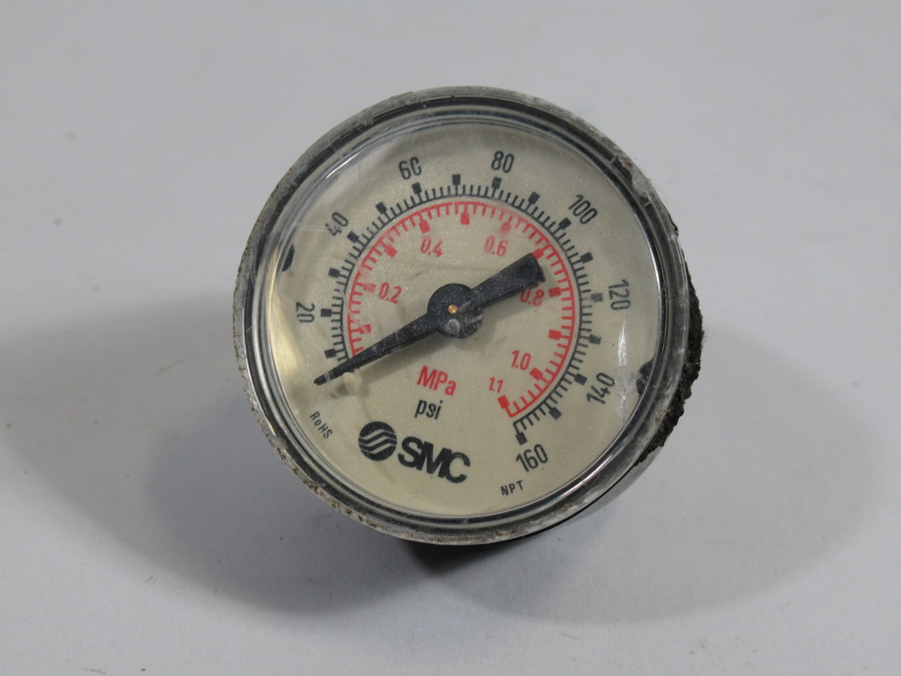 SMC 4274823 Pressure Gauge 0-1.1MPa 0-160psi USED
