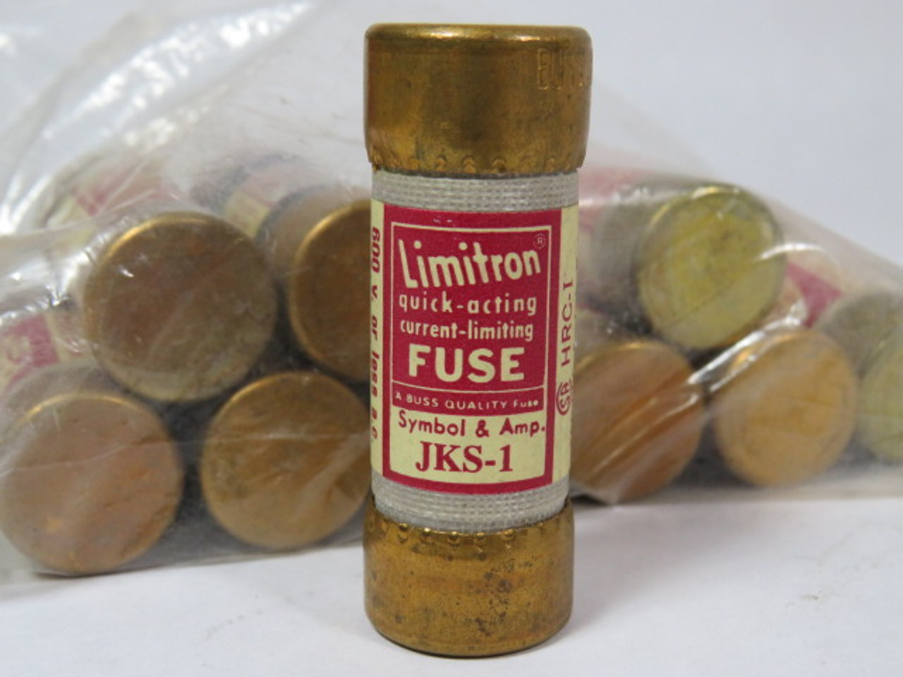 Limitron JKS-1 Fast Acting Fuse 1A 600V Lot of 10 USED