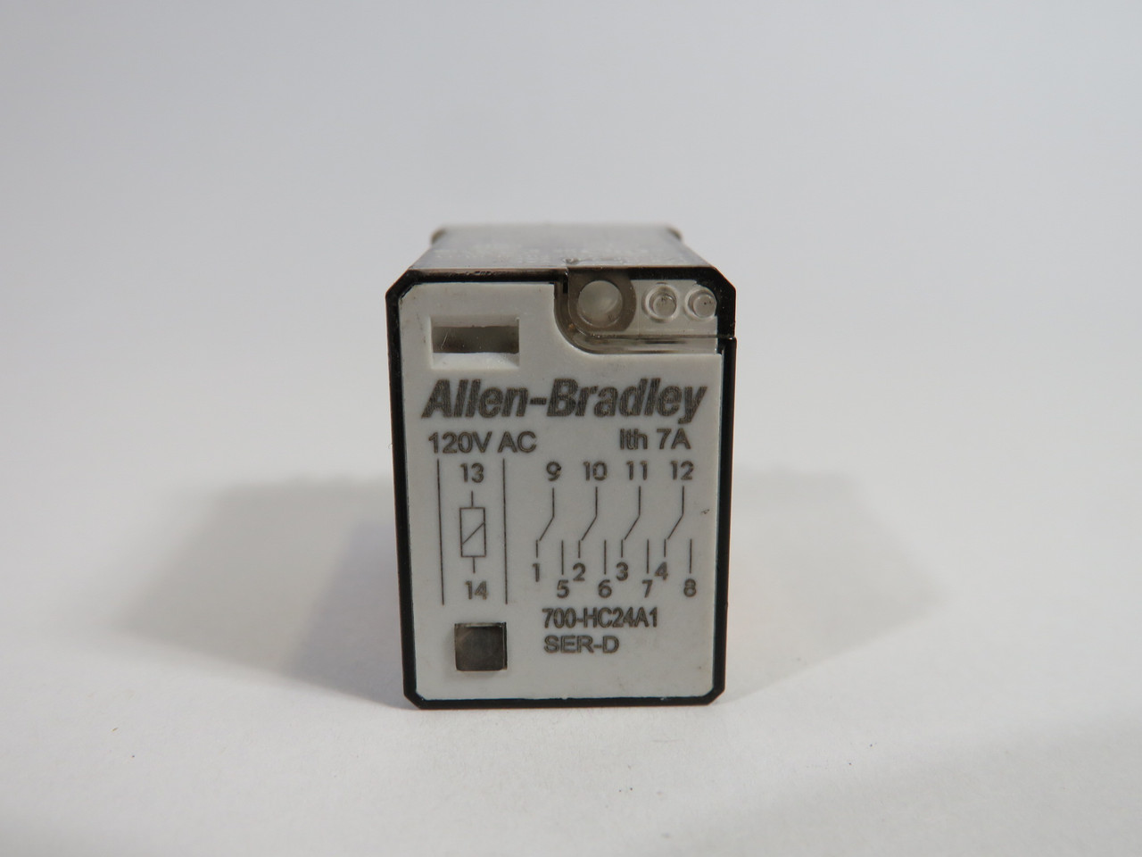 Allen-Bradley 700-HC24A1 Relay Ser D 120VAC 7A 24VDC USED