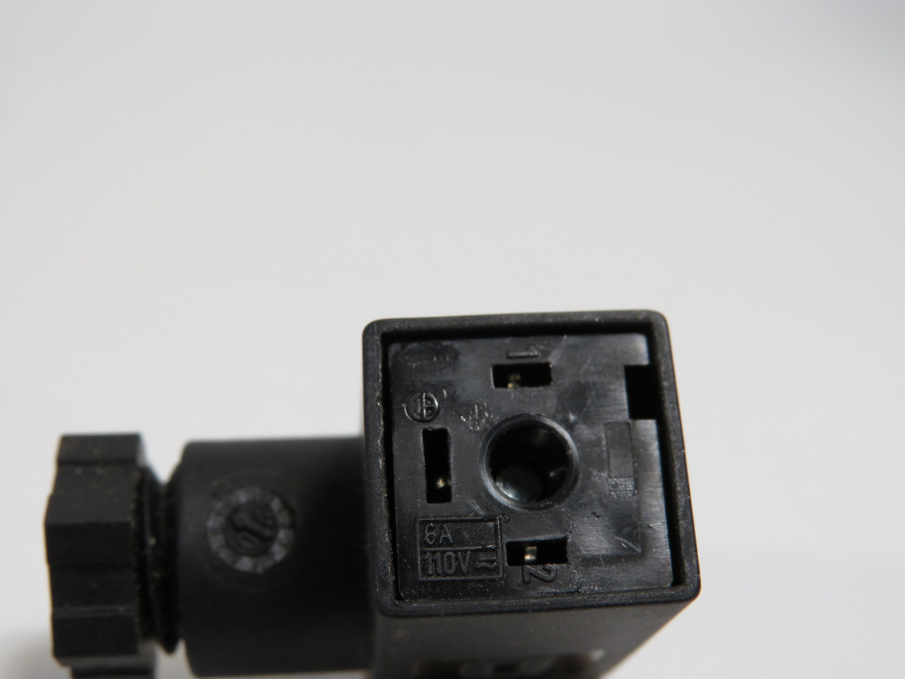 Precision Controls Mini Solenoid Valve Connector Black USED