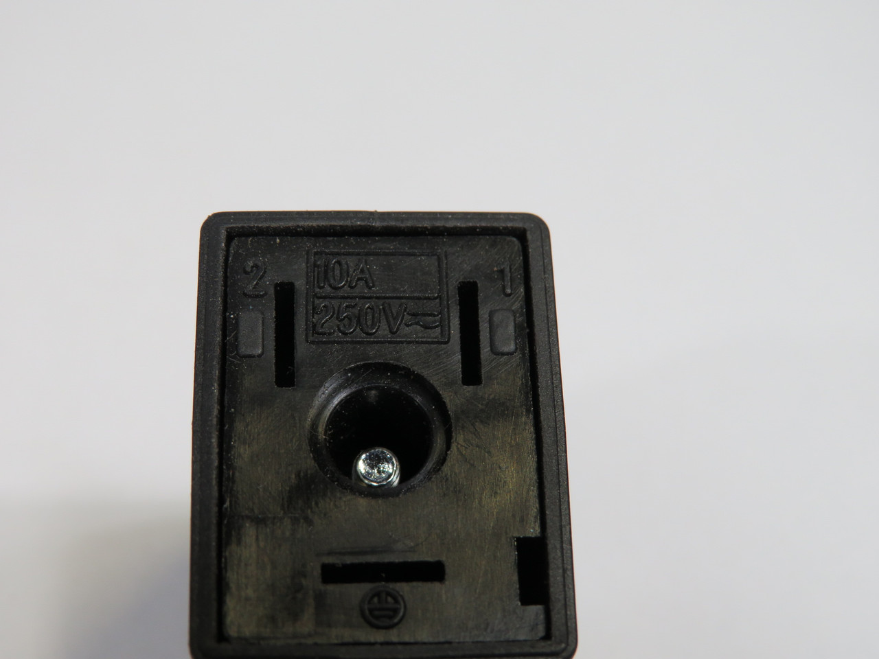 Precision Controls Solenoid Valve Connector Black USED