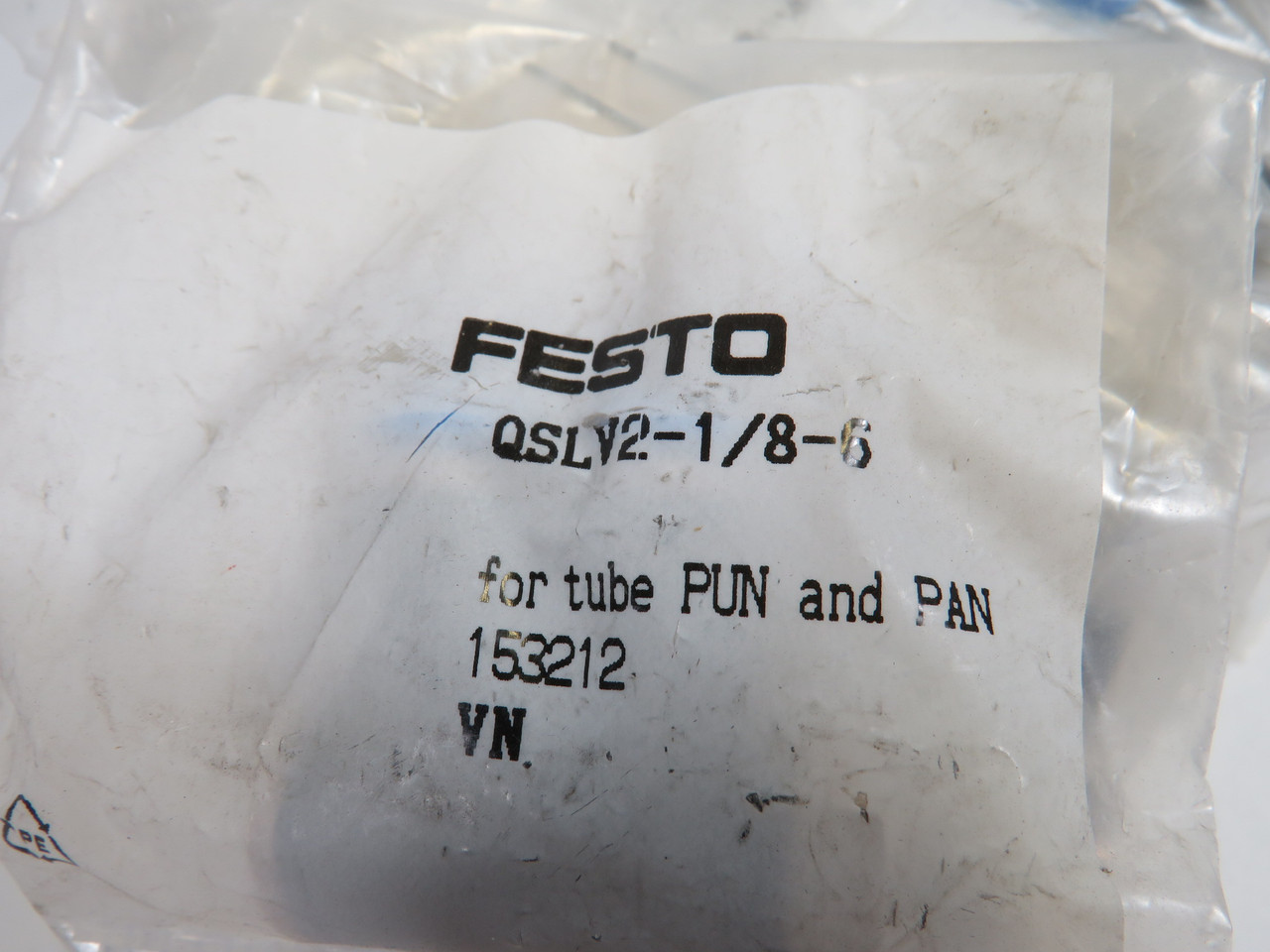 Festo 153212 QSLV2-1/8-6 Multiple Distributor R1/8 x 6mm OD Lot of 10 ! NWB !