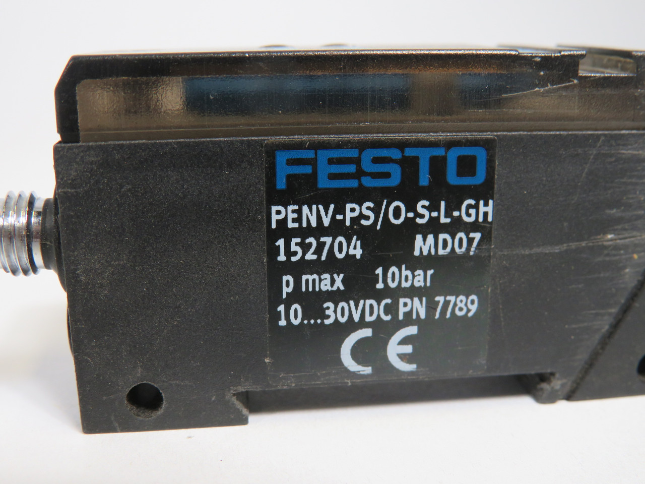 Festo 152704 PENV-PS/O-S-L-GH Pressure Switch 10-30VDC 10bar USED