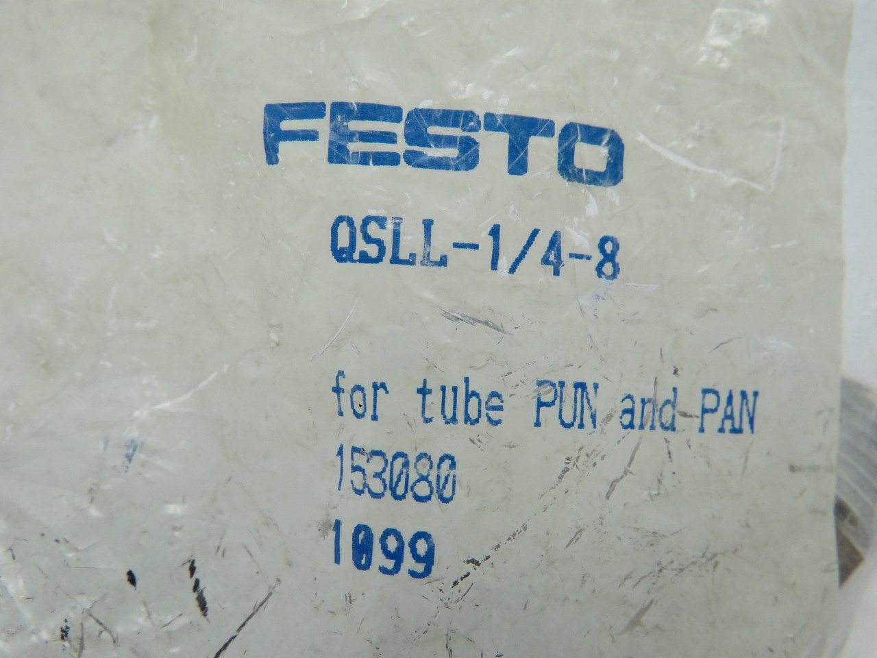 Festo 153080 QSLL-1/4-8 Push-In Long L-Fitting R1/4 x 8mm Tube OD 10-Pk ! NWB !