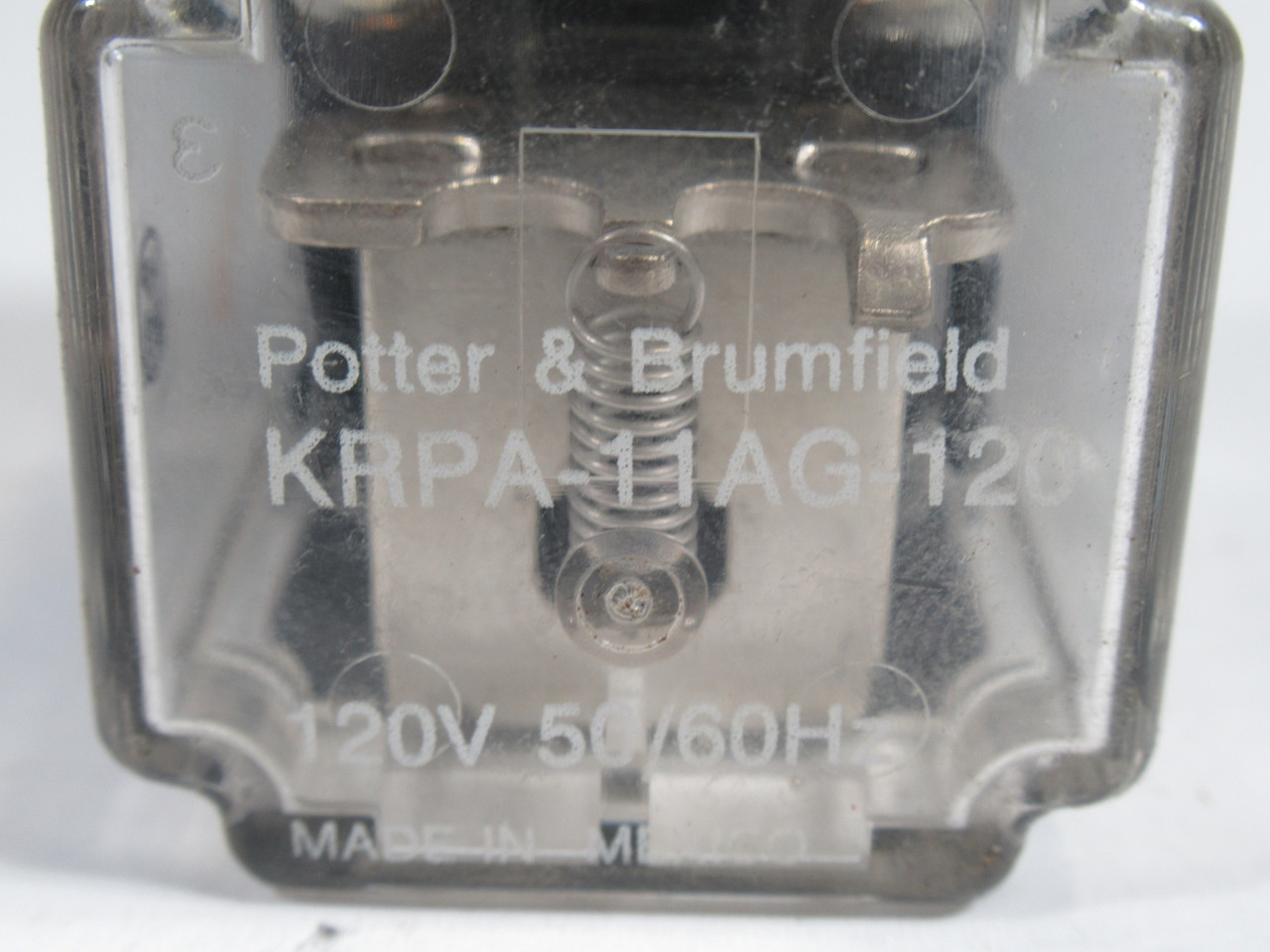 Potter & Brumfield KRPA-11AG-120 Relay 120V 50/60Hz 10A 8-Pin USED