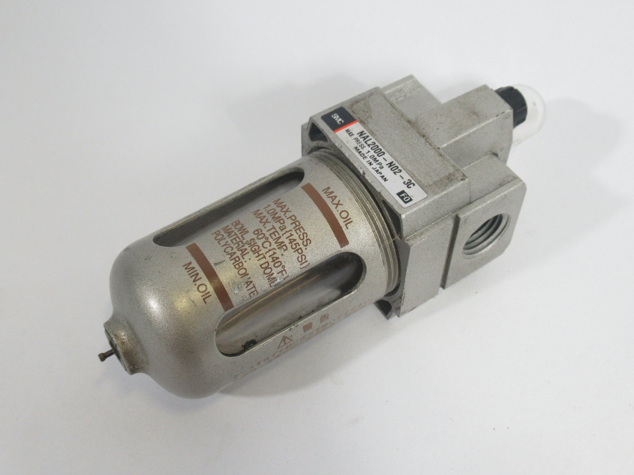 SMC NAL2000-N02-3C Modular Lubricator 1.0mPa 1/4" NPT USED