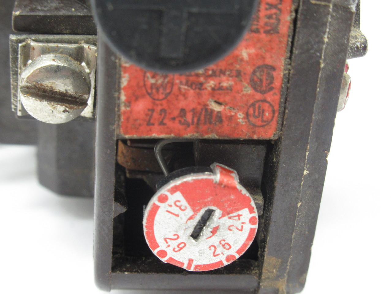 Klockner-Moeller Z2-3.1/NA Overload Relay 2.4-3.1A 500V USED