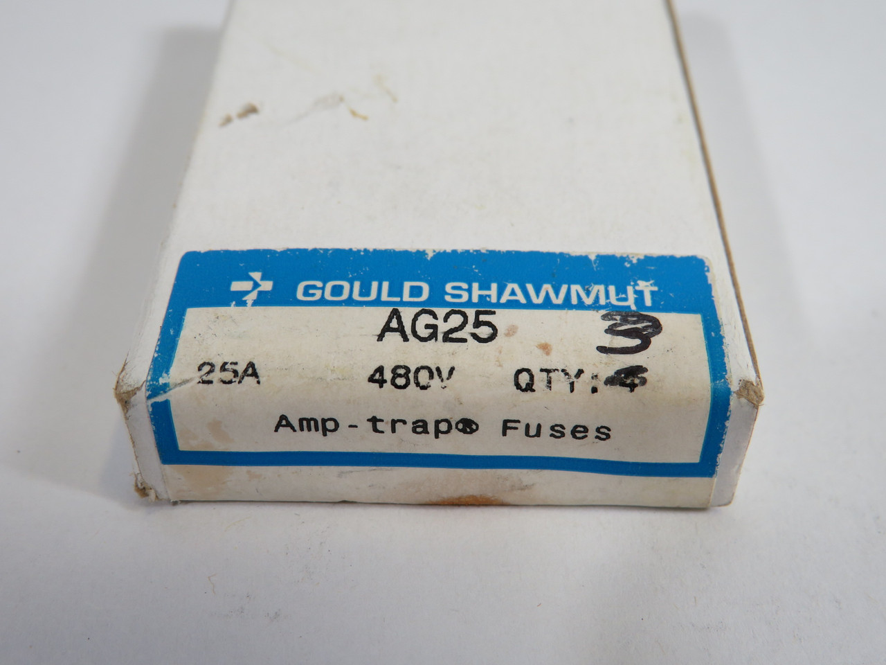 Gould Shawmut AG25 Current Limiting Fuse 25A 480VAC 3-Pk ! NEW !