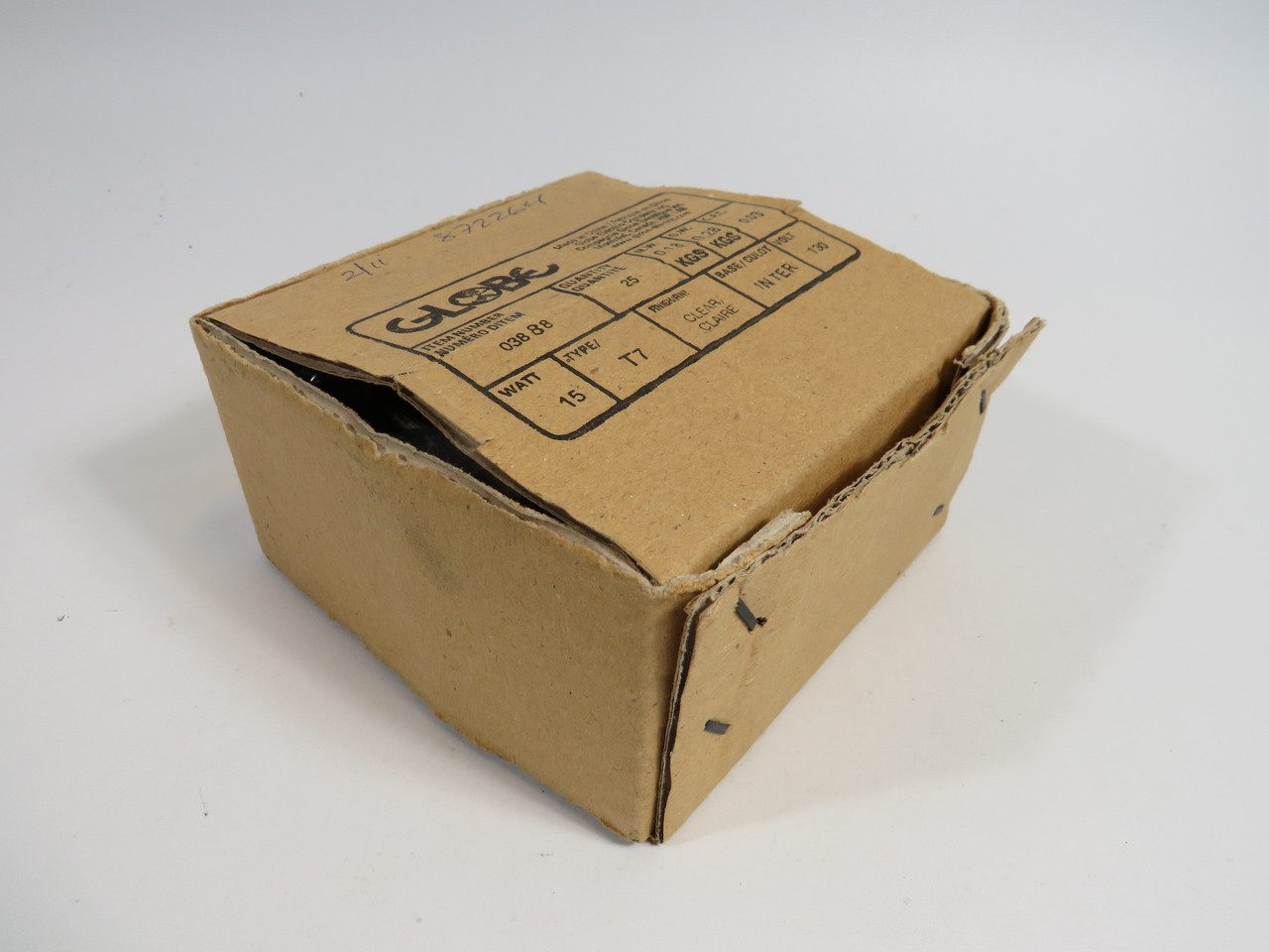 Globe 03888 Bulb 130V 15W Type T-7 LOT OF 9 NEW