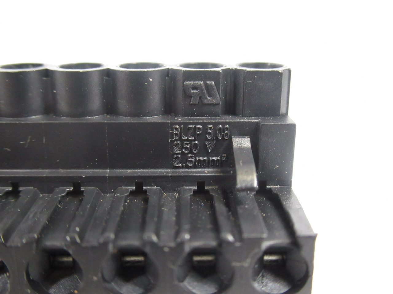 Weidmuller BLZP5.08/8 Connector 250V 2.5mm 8 Positions BLACK USED