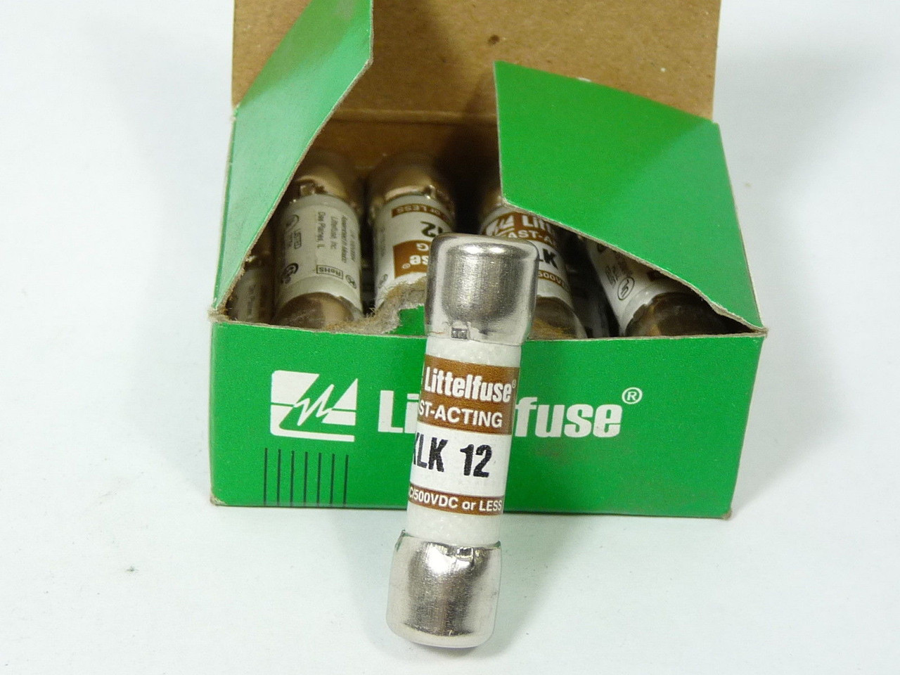 Littelfuse KLK-12 Fast Acting Fuse 1/2A 600V 10-Pack ! NEW !