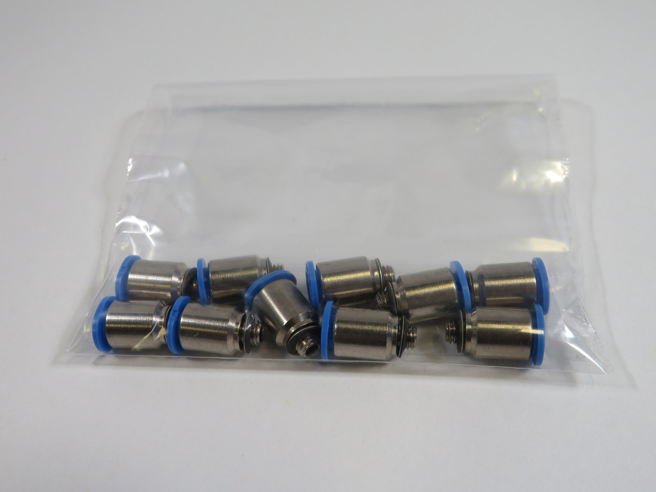 Festo 153317 QSM-M5-6-I Push-In Fitting M5 Thread 6mm Tube OD 10-Pack ! NOP !