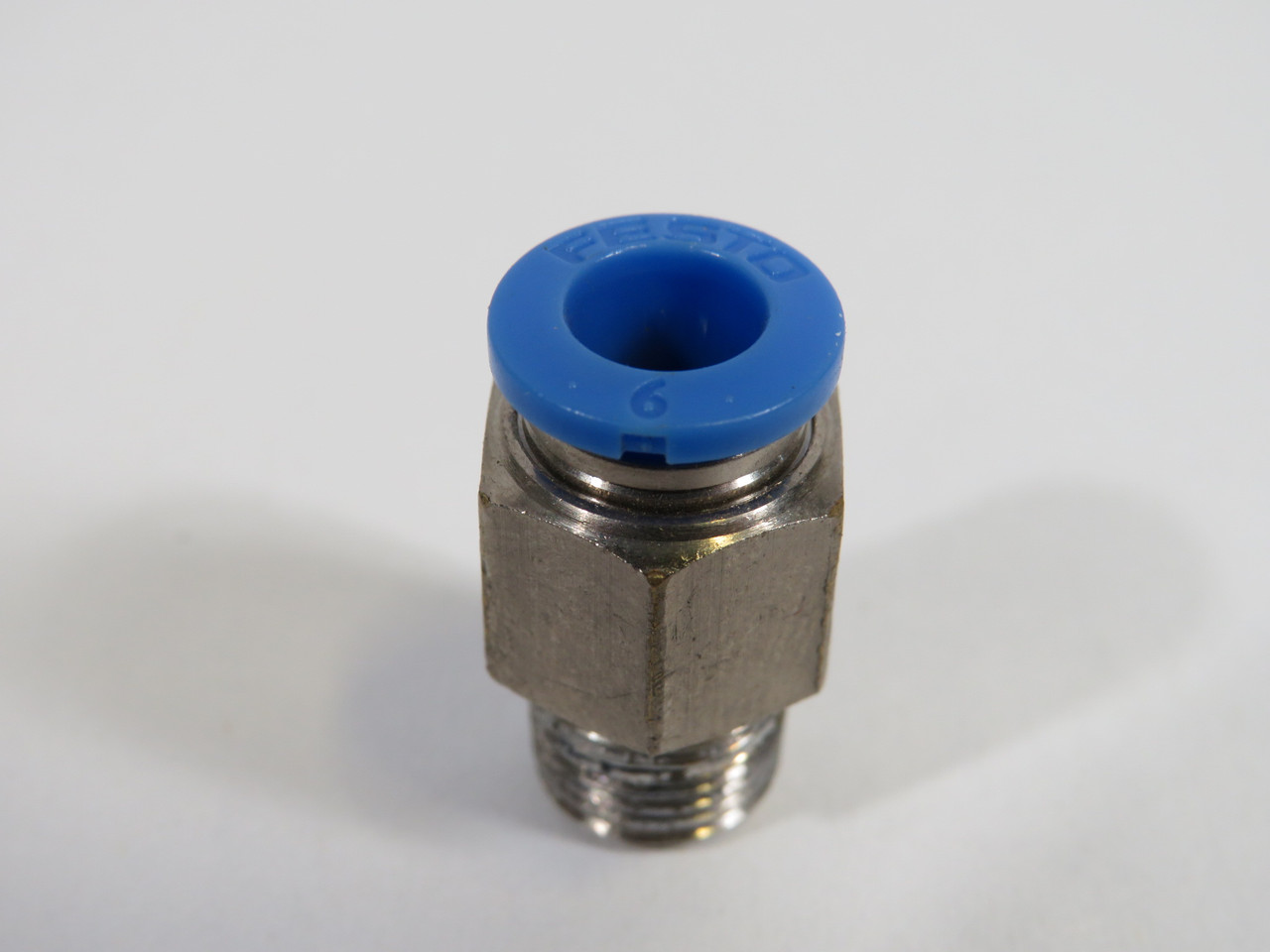 Festo 153002 QS-1/8-6 Push-In Fitting R1/8" Thread 6mm Tube OD Lot of 27 USED