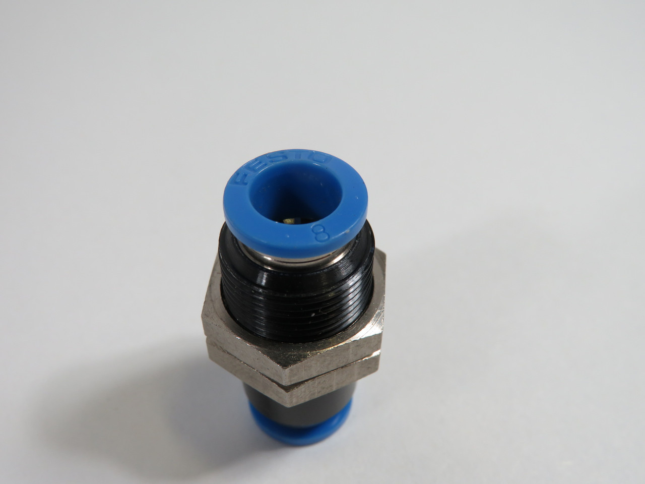Festo 153159 QSS-8 Push-In Bulkhead Connector 8mm Tube OD 10-Pack ! NOP !